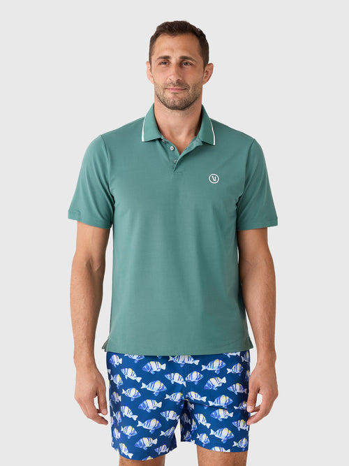 Vuori Men's Short Sleeve Gamepoint Polo 2.0 - Saint Bernard