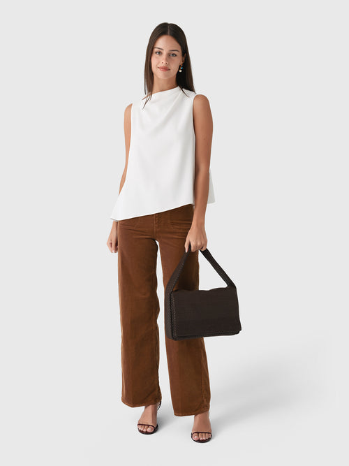 Vince Women's A-Line Asymmetrical Draped Top