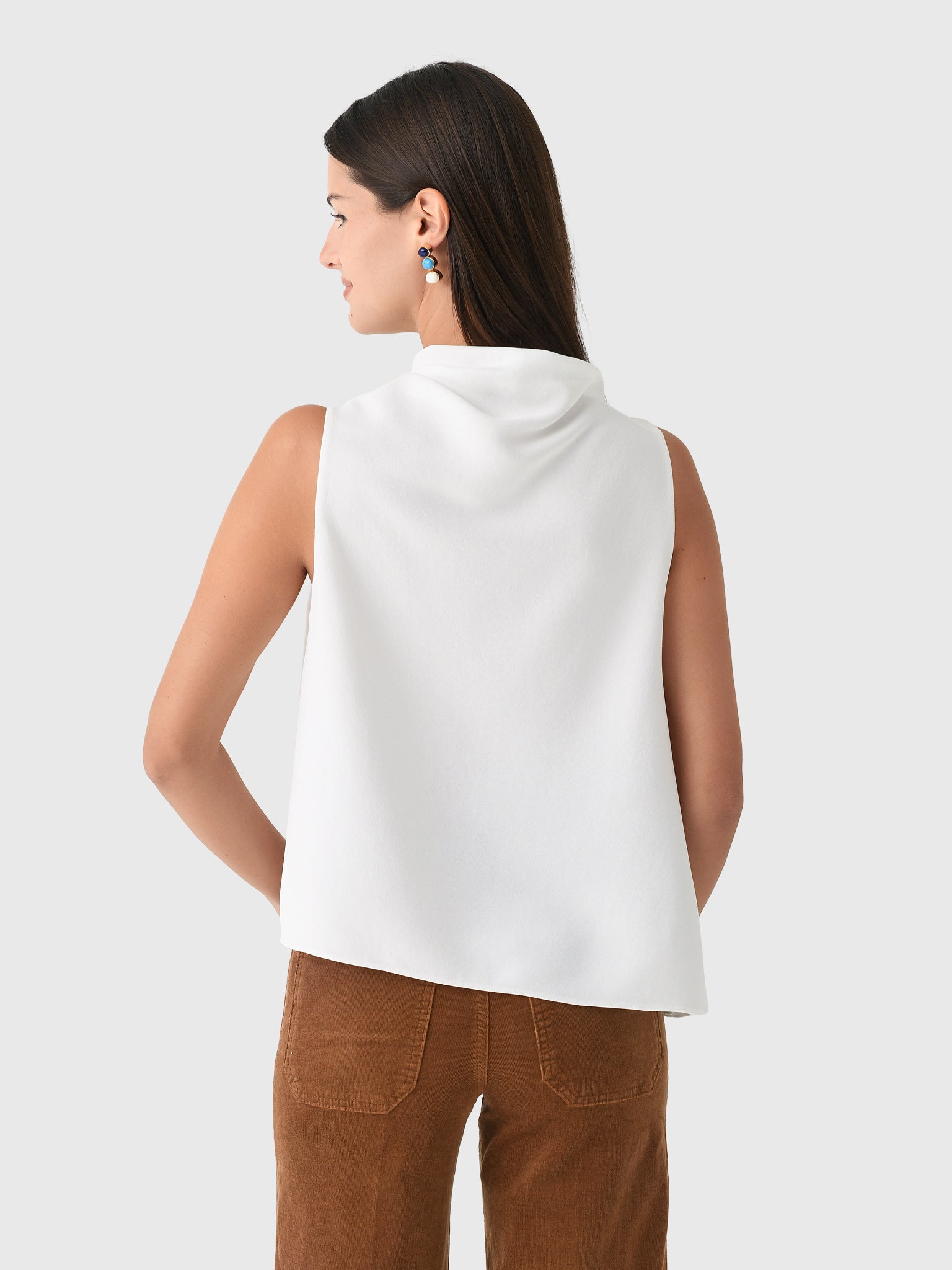 Vince Women's A-Line Asymmetrical Draped Top – Saint Bernard