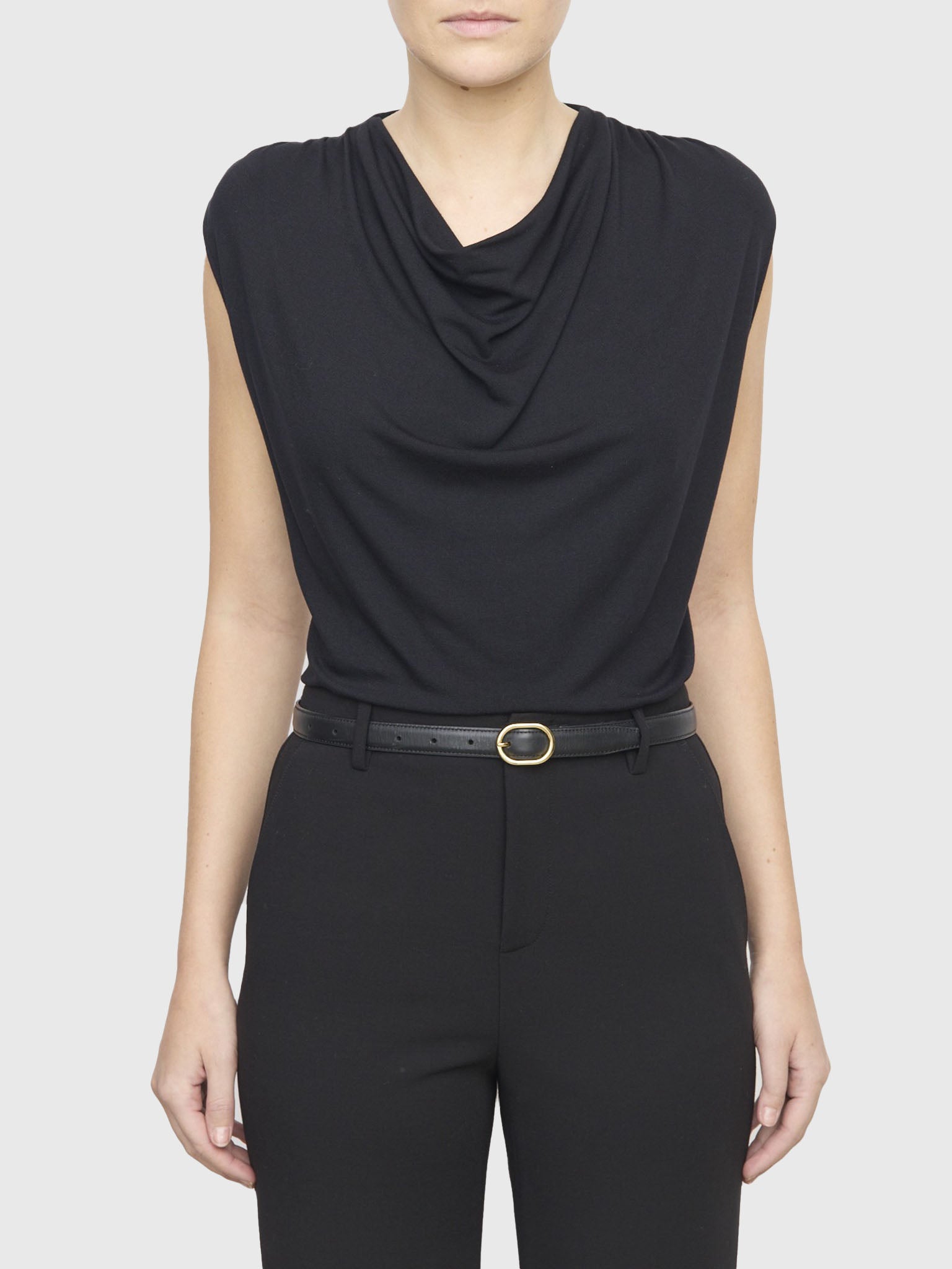 Vince Women's Draped Cowl-Neck Top - Saint Bernard