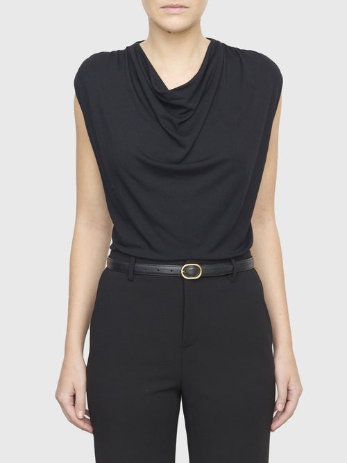 Vince Women's Draped Cowl-Neck Top