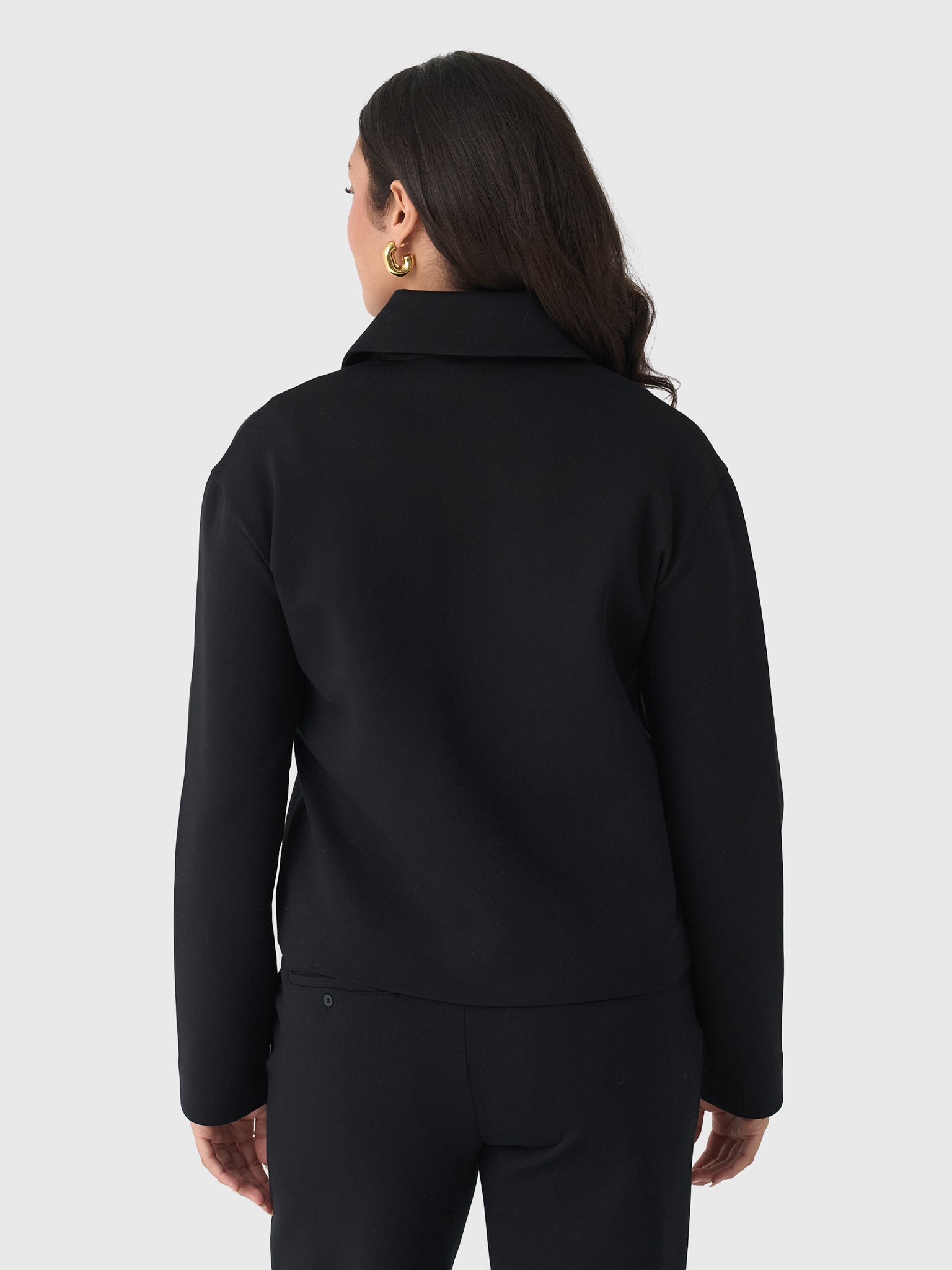 Vince Women's Cotton-Blend Half-Zip Pullover - Saint Bernard