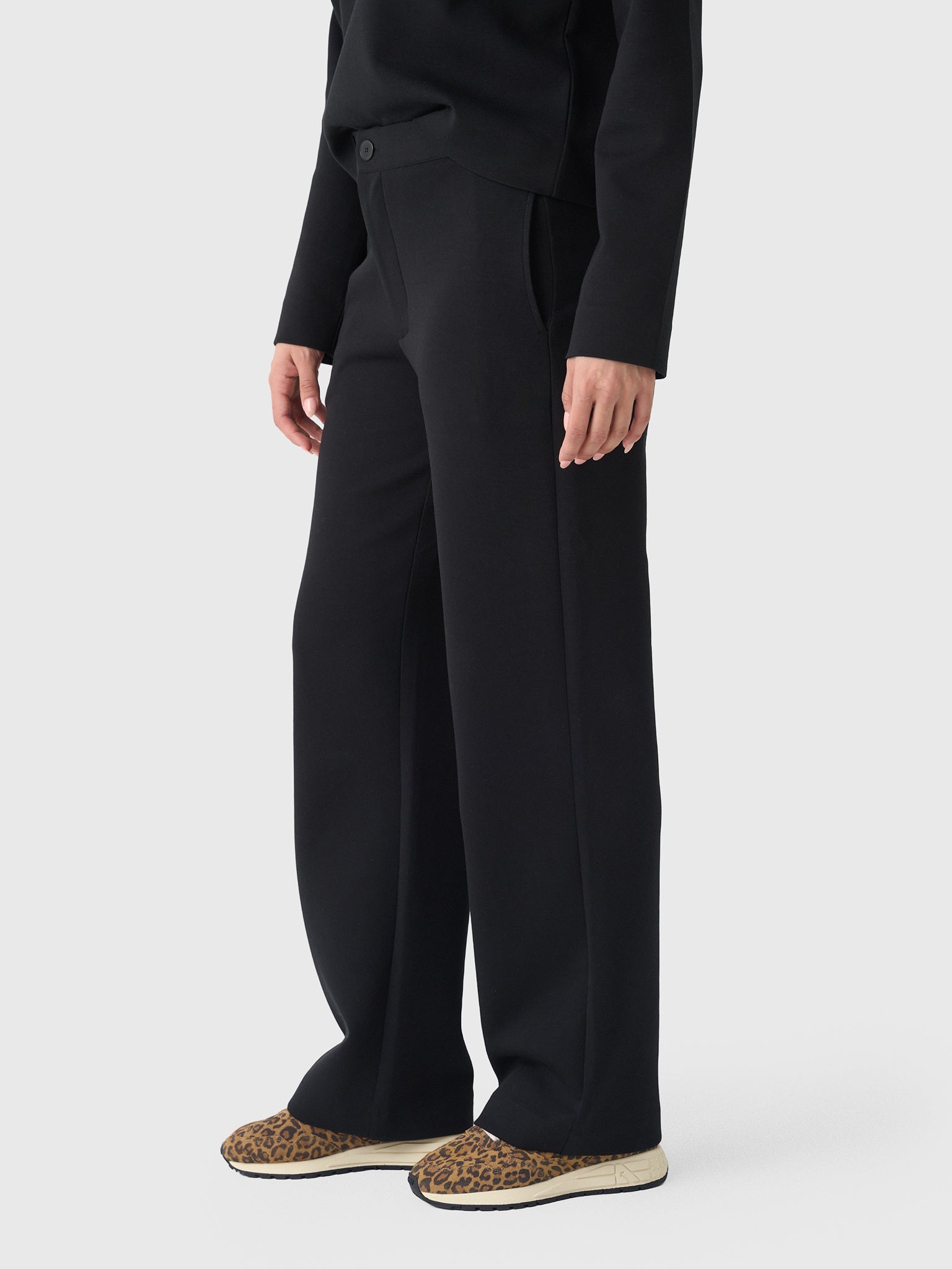 Vince Women's Cotton-Blend Trouser - Saint Bernard