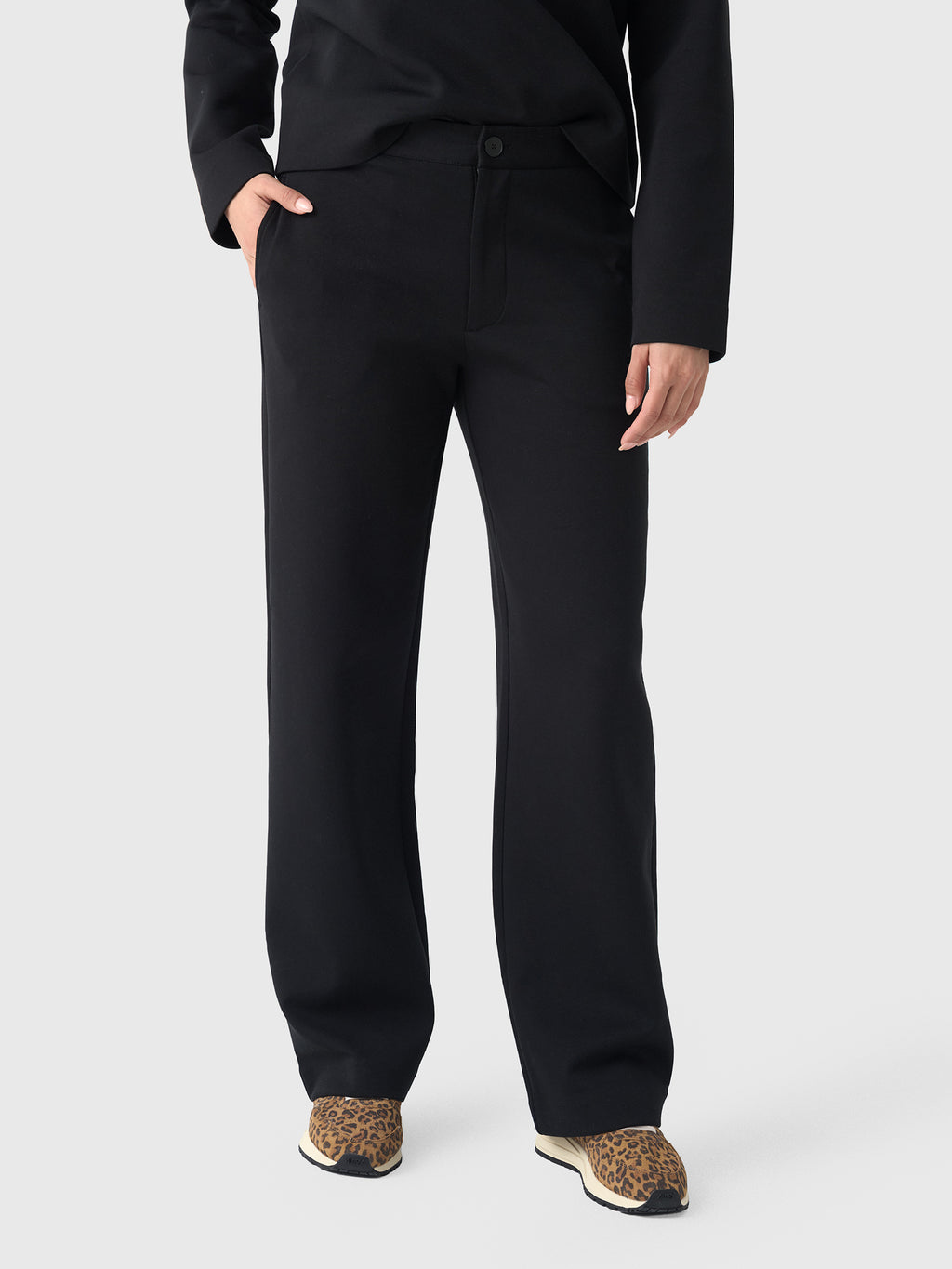 Vince Women's Cotton-Blend Trouser - Saint Bernard