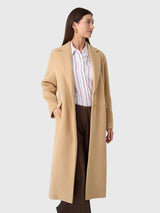 Vince Women's Wool-Blend Single-Breasted Coat - Saint Bernard