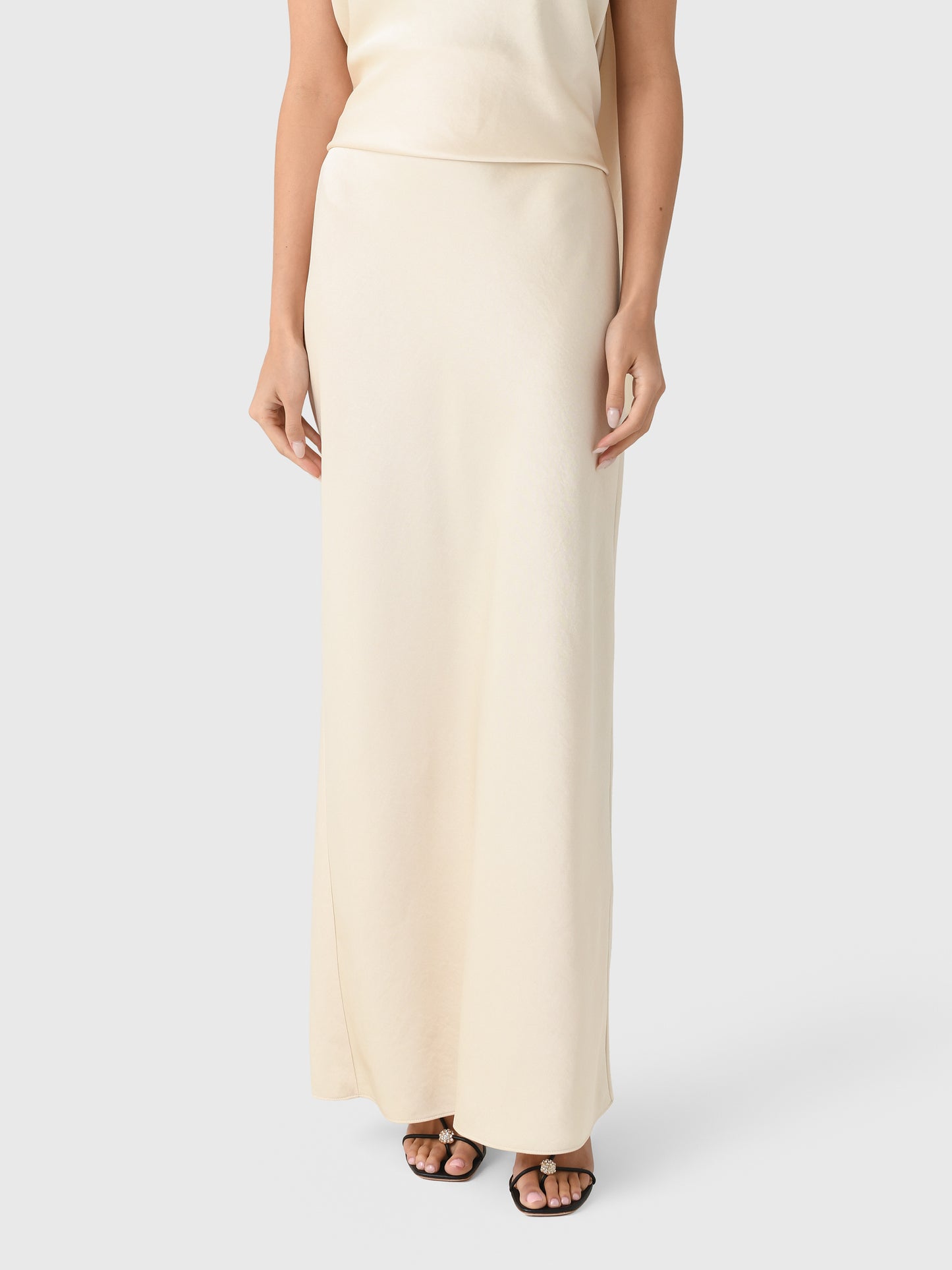 Vince Women's Satin Bias Column Skirt