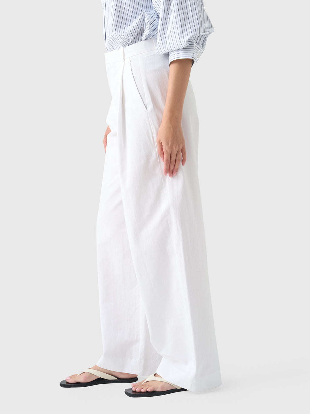 Vince Women's Camille Wide-Leg Trouser - Saint Bernard