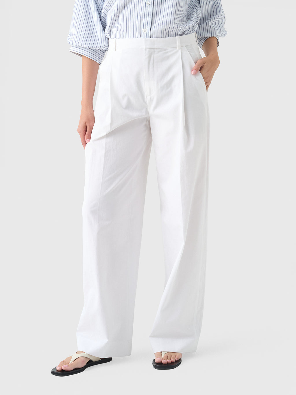 Vince Women's Camille Wide-Leg Trouser - Saint Bernard
