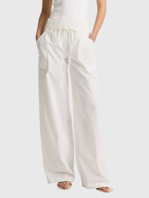Vince Women's Cotton Double-Waist Drawstring Pant