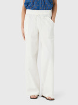 Vince Women's Cotton Double-Waist Drawstring Pant - Saint Bernard