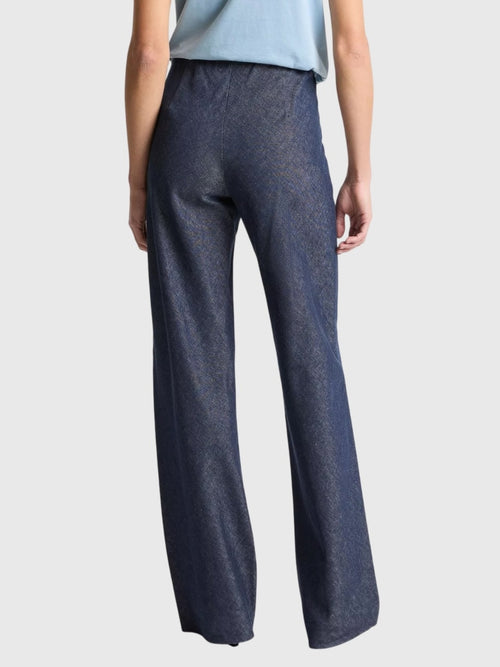 Vince Women's Colette High-Rise Cotton-Linen Chambray Bias Pant