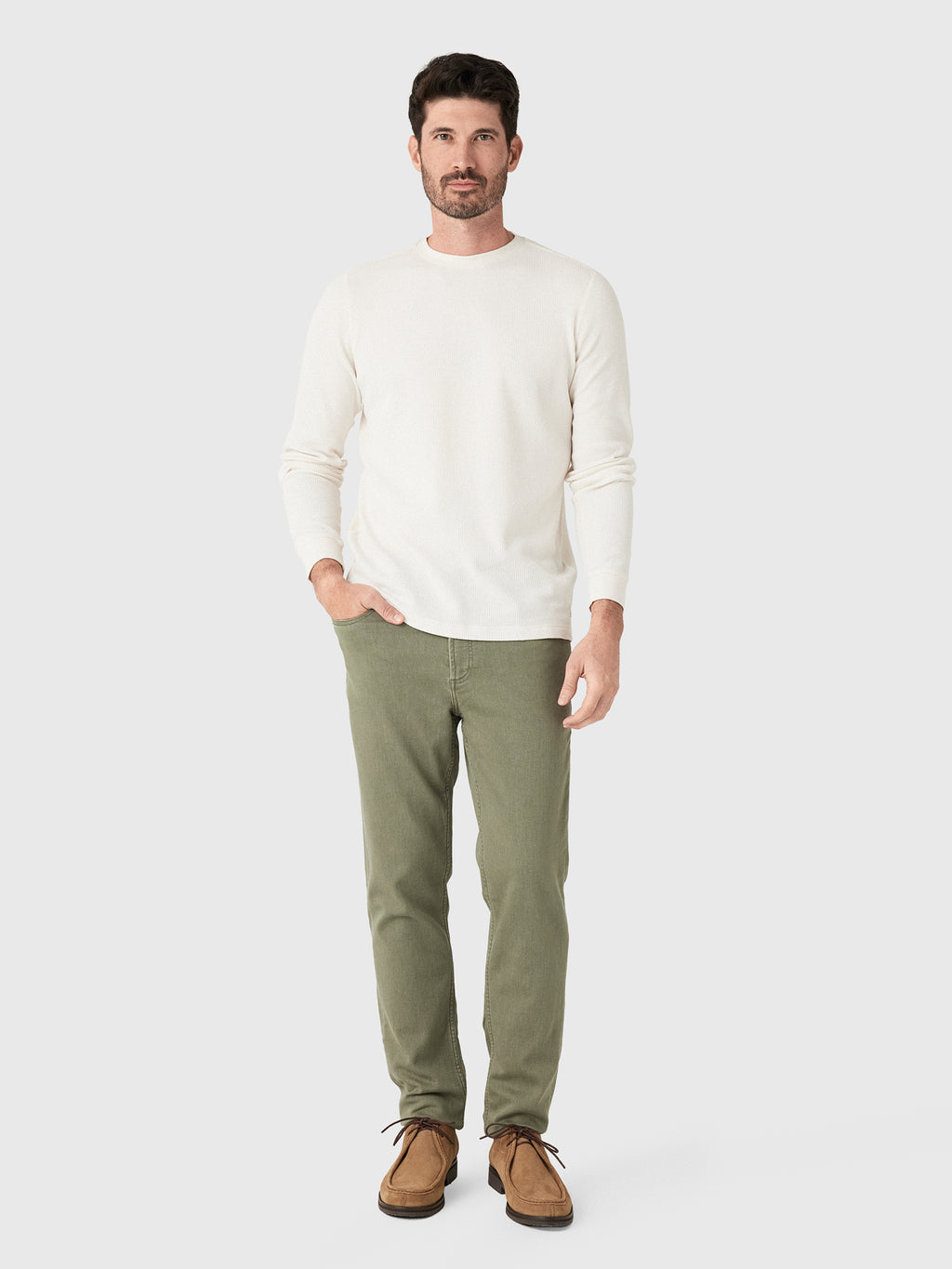 Vuori Men's Waffle Crew - Saint Bernard