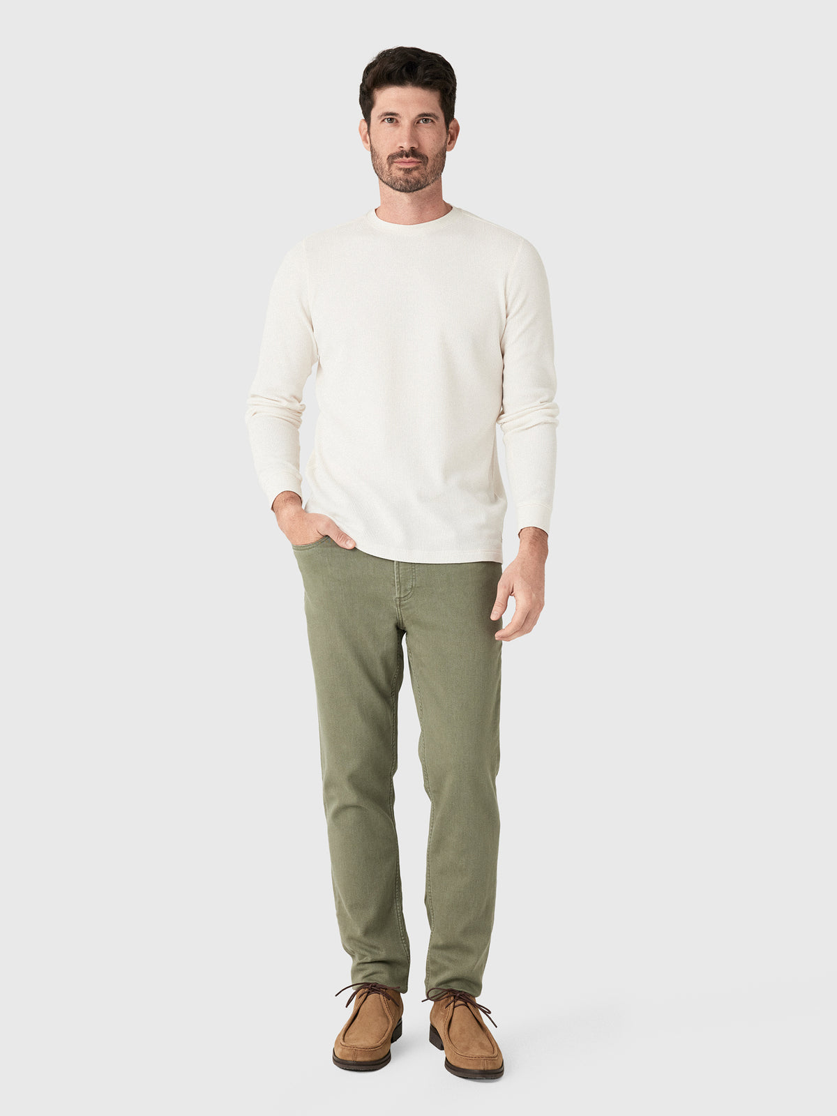Vuori Men's Waffle Crew - Saint Bernard