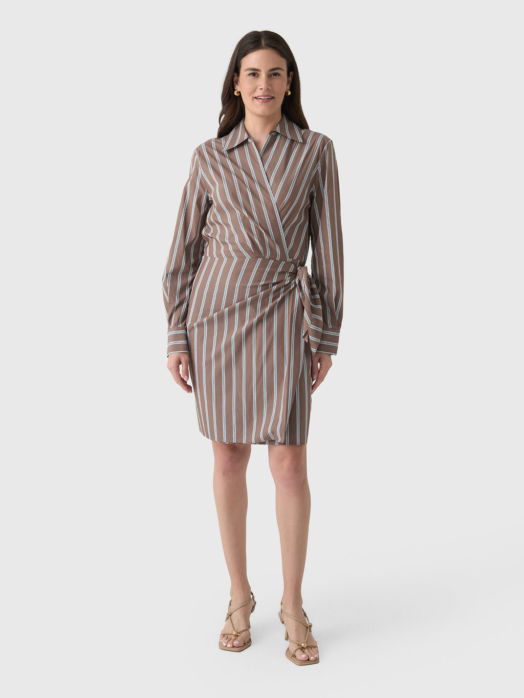 Vince Women's Wrap Dress - Saint Bernard