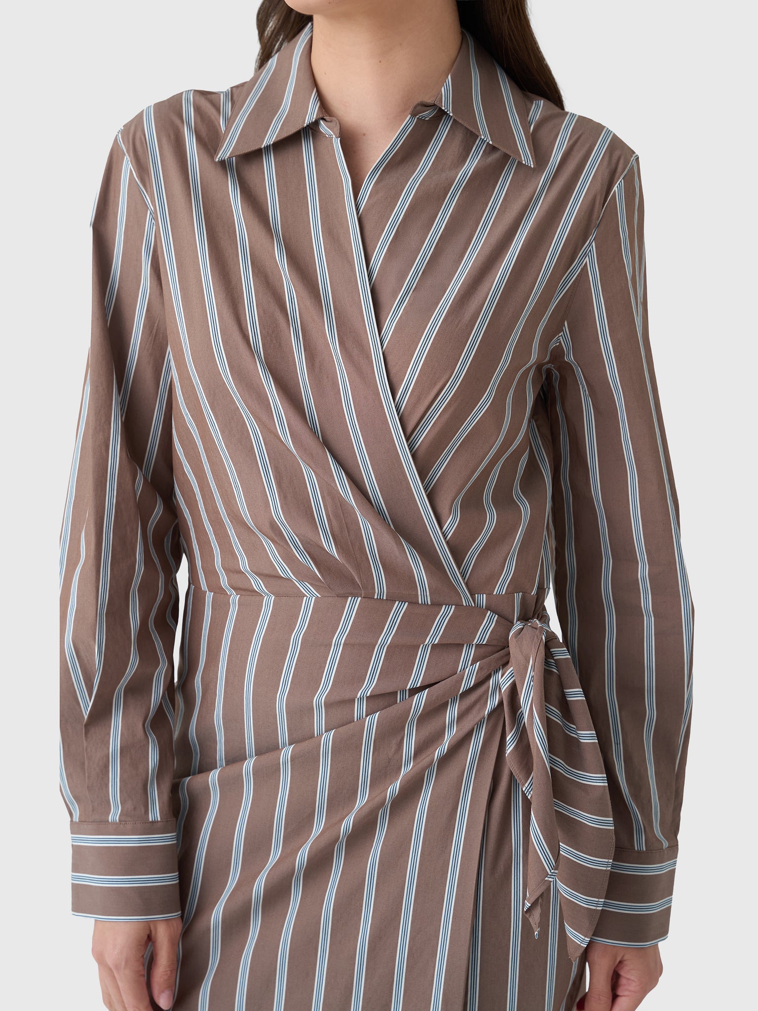 Vince Women's Wrap Dress - Saint Bernard