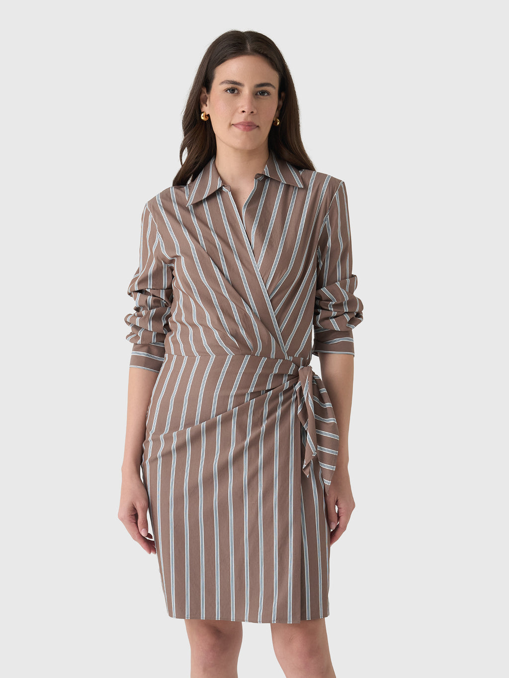 Vince Women's Wrap Dress - Saint Bernard