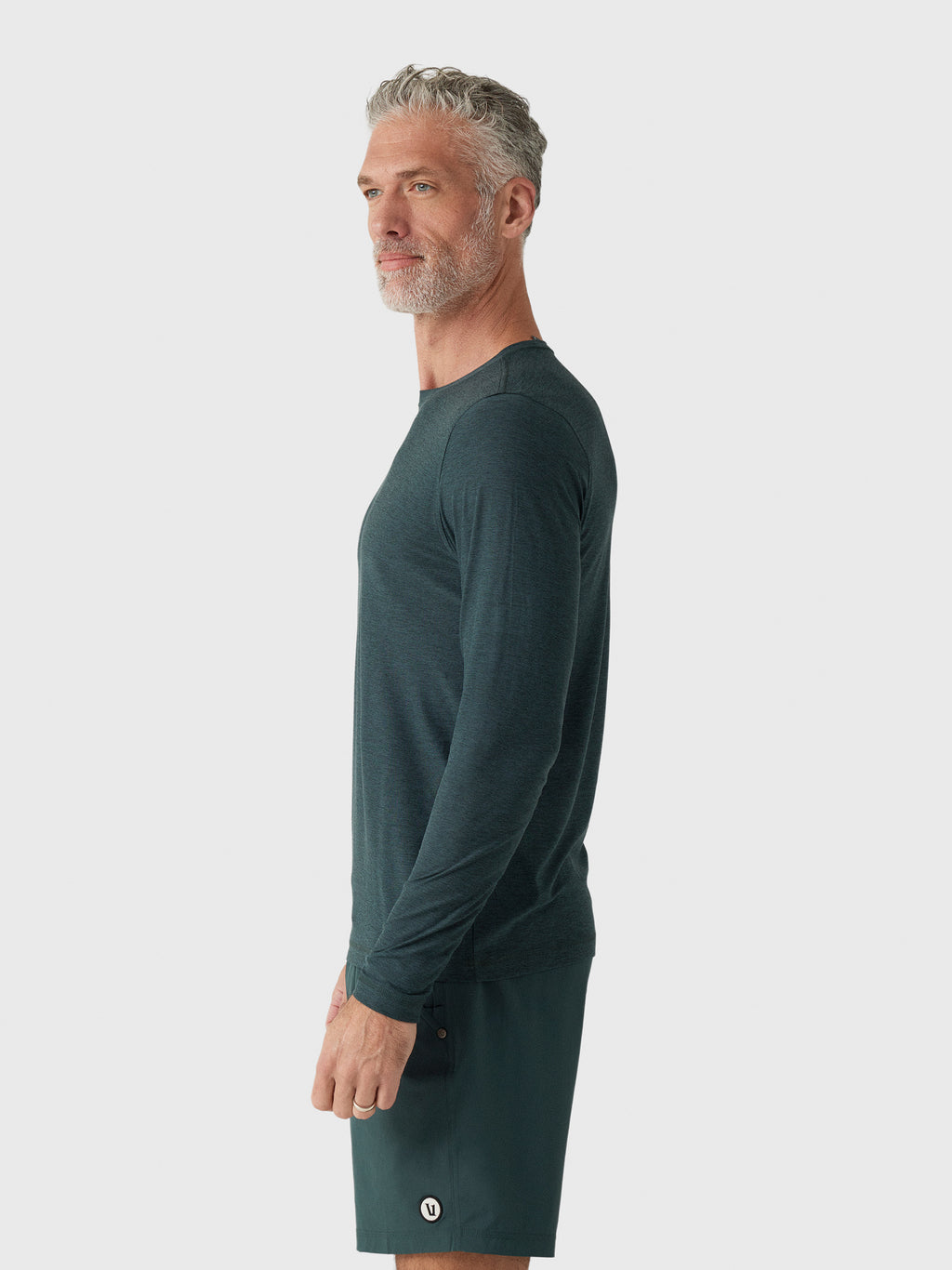 Vuori Men's Long Sleeve Strato Tech Tee - Saint Bernard