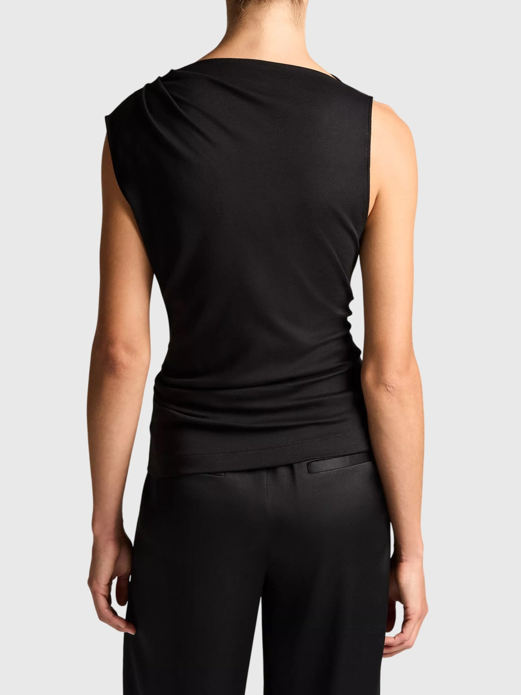 Vince Women's Pima Cotton Draped Sleeveless Top - Saint Bernard