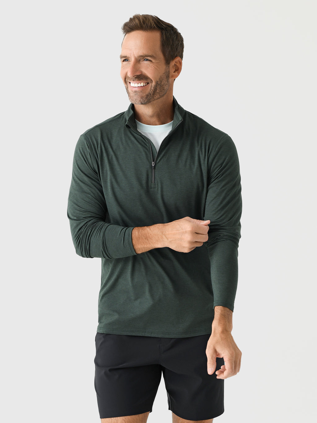 Vuori Men's Ease Performance Half-Zip 2.0 - Saint Bernard