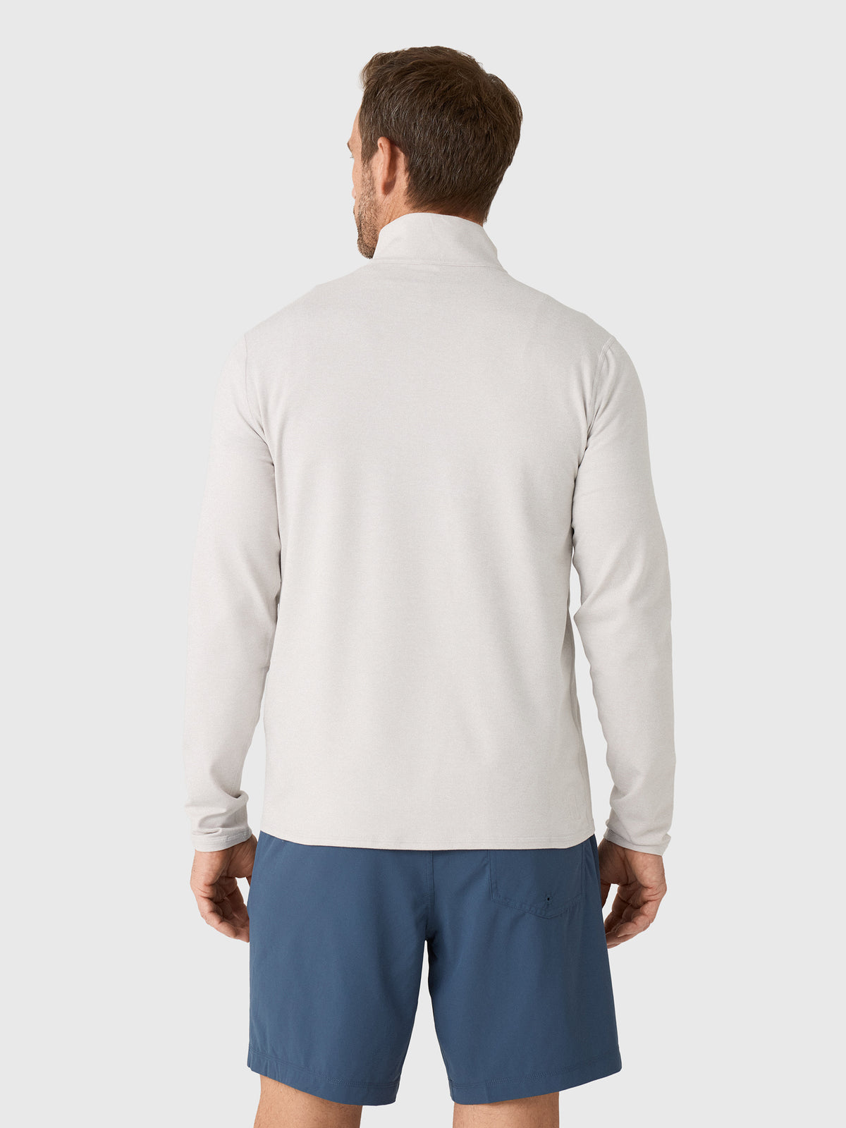 Vuori Men's Ponto Half Zip Mock Neck Pullover - Saint Bernard