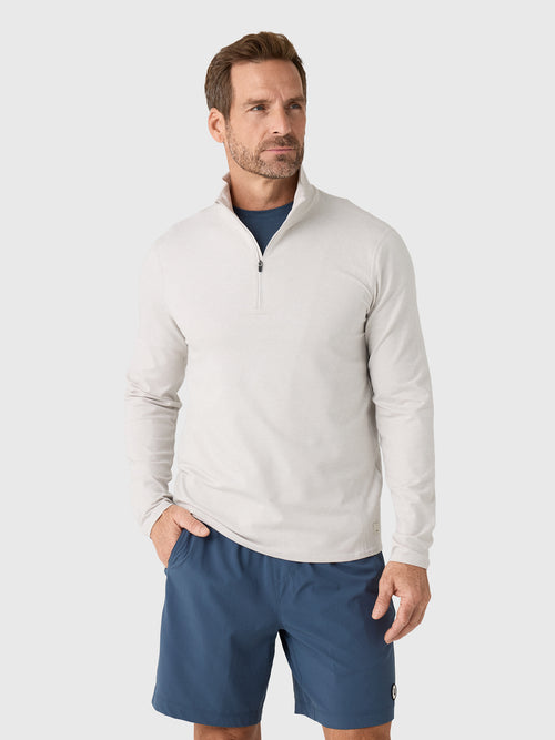 Vuori Men's Ponto Half Zip Mock Neck Pullover