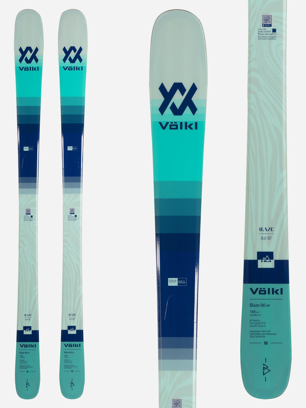 Volkl Women's Blaze 86 Skis 2024 - Saint Bernard