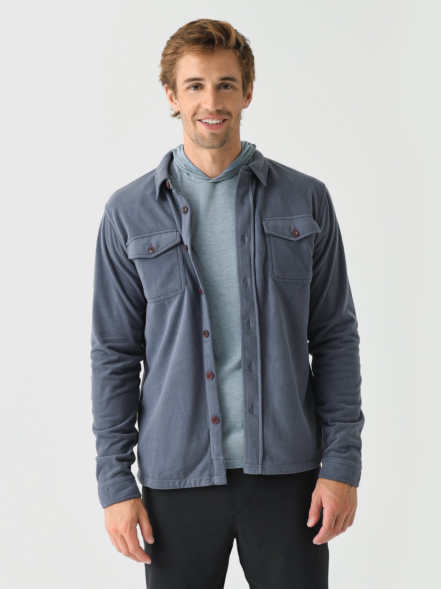 Vuori Men's Aspen Shirt Jacket - Saint Bernard