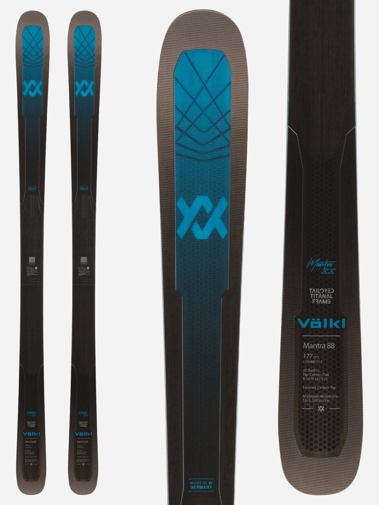 Volkl Mantra 88 Men's Skis 2025 - Saint Bernard