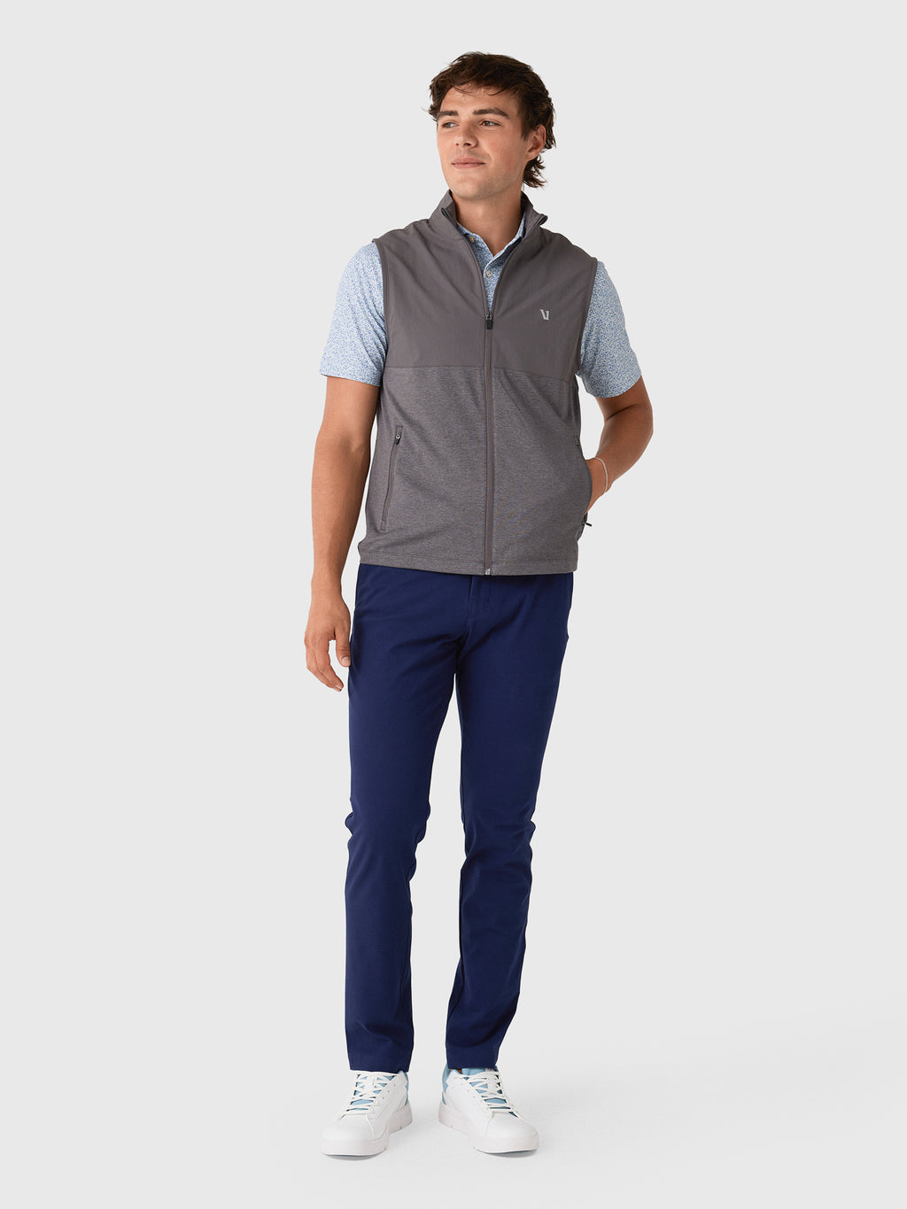 Vuori Men's Sunday Element Vest - Saint Bernard