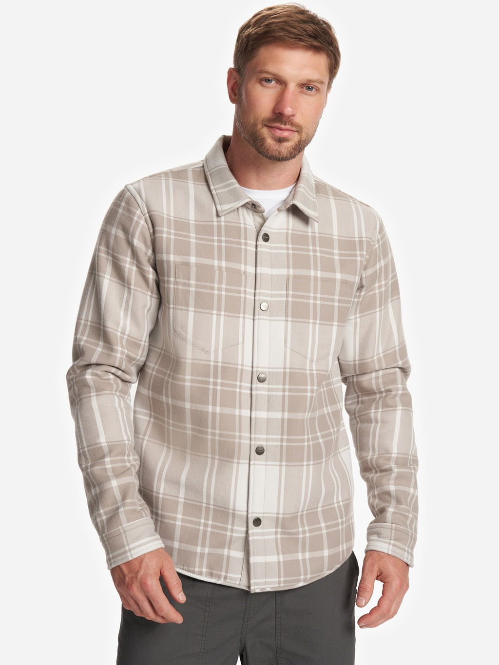 Vuori Men's Coastside Shirt Jacket - Saint Bernard