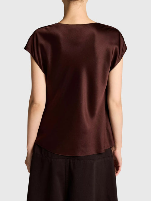 Vince Women's Silk Cowl-Neck Blouse