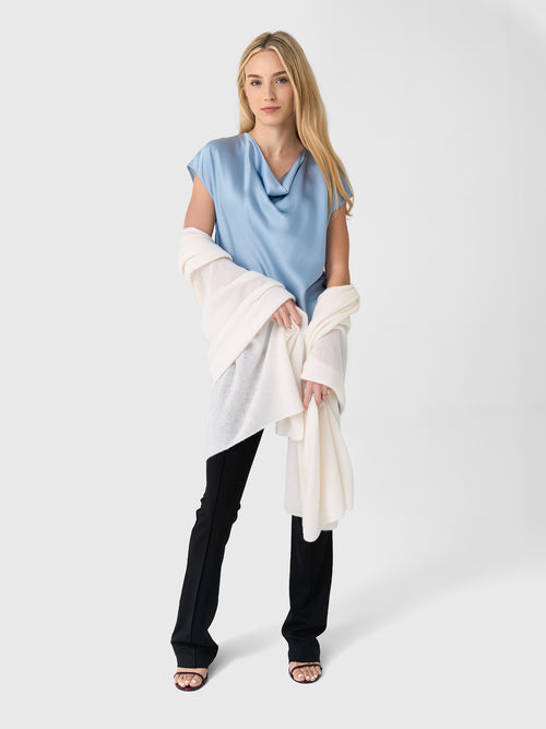 Vince Women's Silk Cowl-Neck Blouse