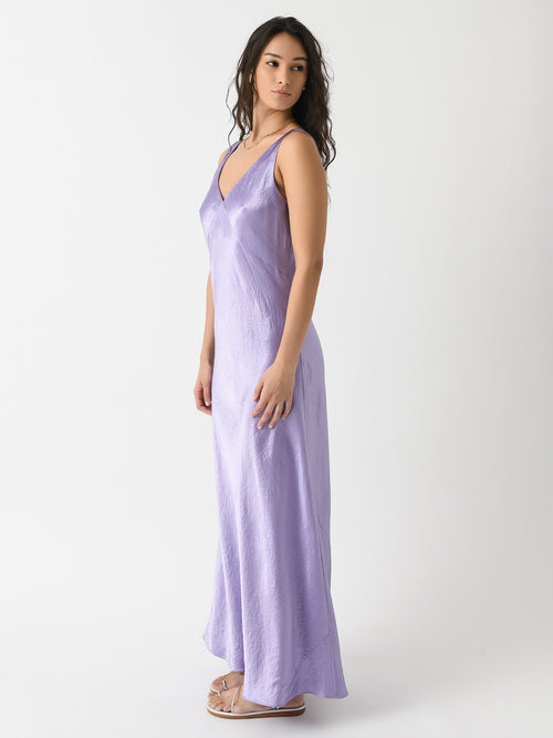 Vince Women's V-Neck Maxi Slip Dress