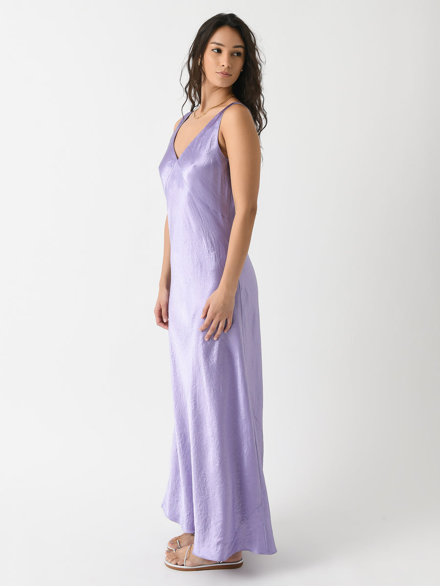 Sunworld V-neck slip dress