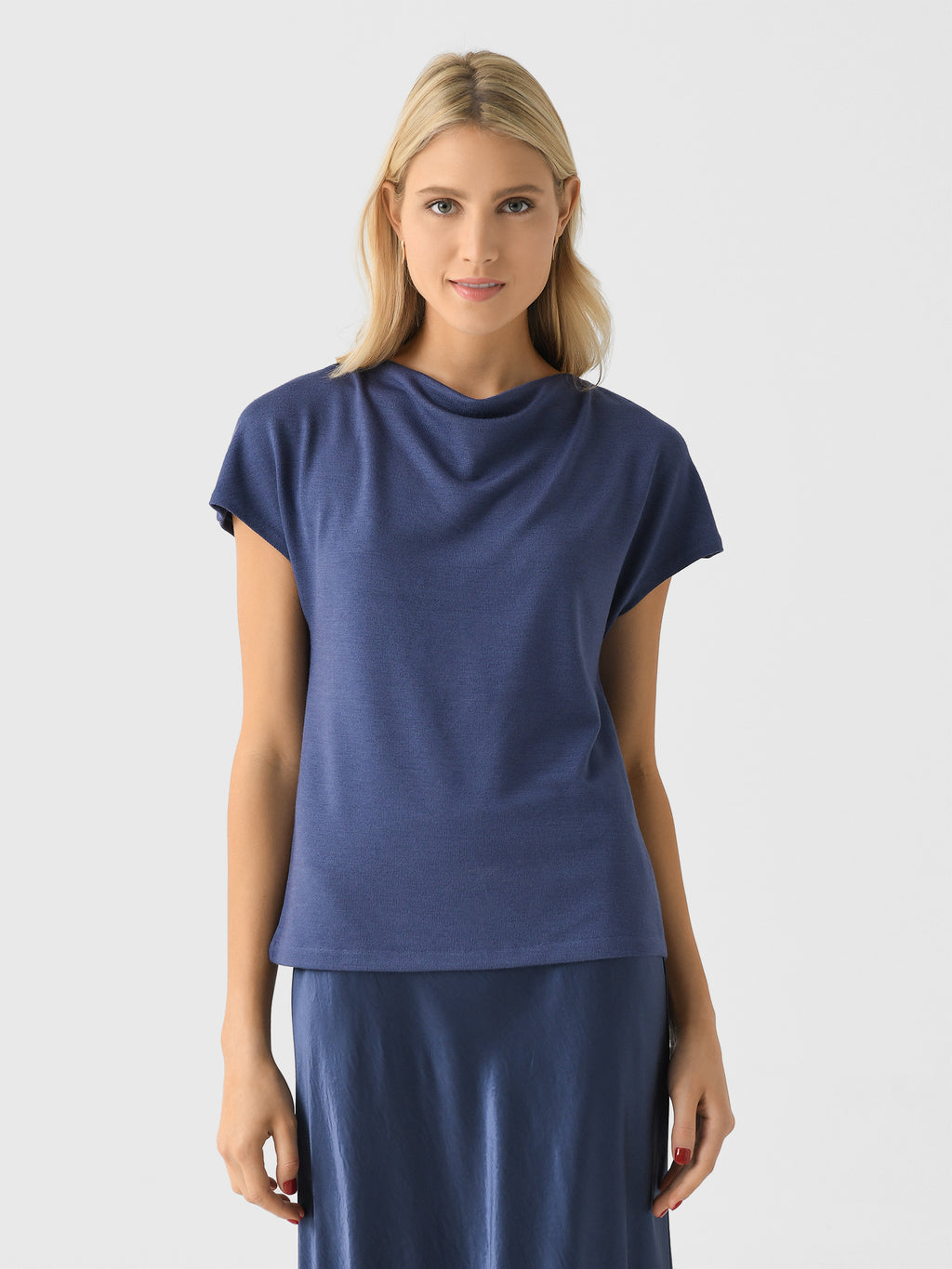 Vince Women's Knit Cowl-Neck Top - Saint Bernard