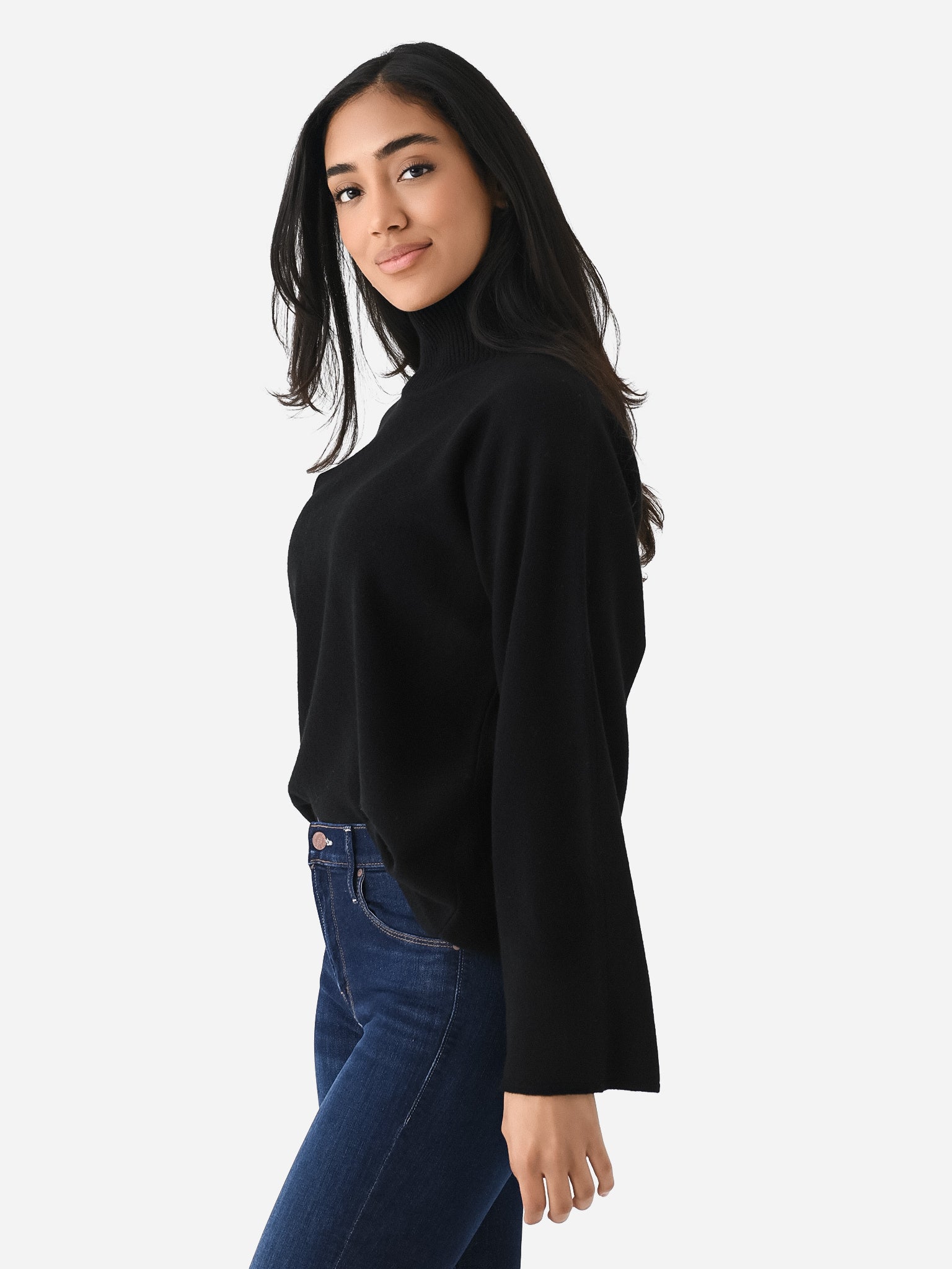 Vince Women's Wool Cashmere Dolman Sleeve Turtleneck | $395.00