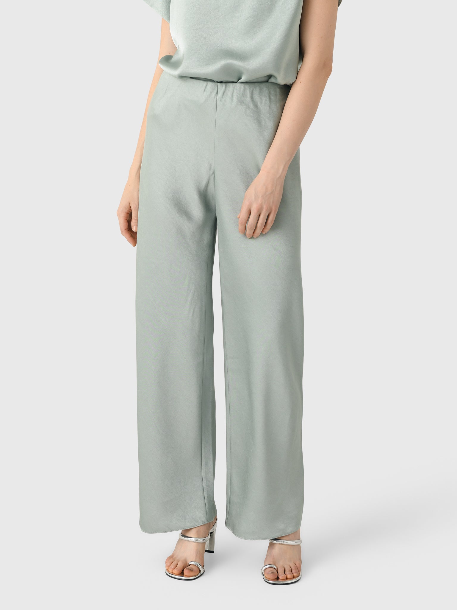 Vince Women's Fluid Satin Bias Pant | $368.00 | Saint Bernard