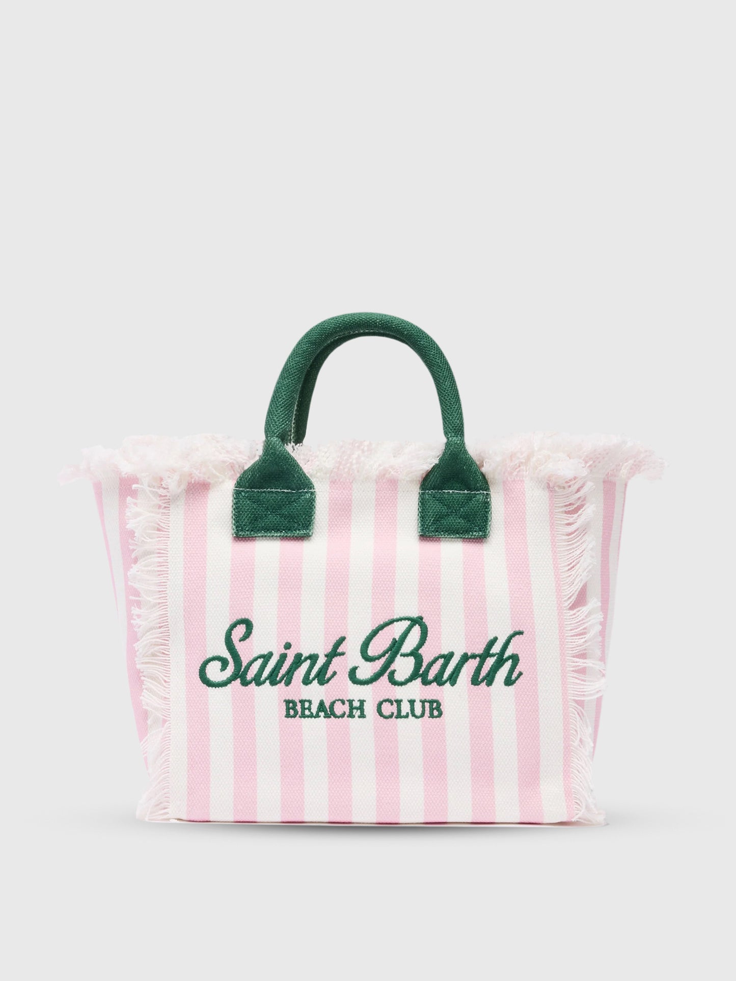 MC2 Saint Barth Vanity Canvas Striped Handbag - Saint Bernard