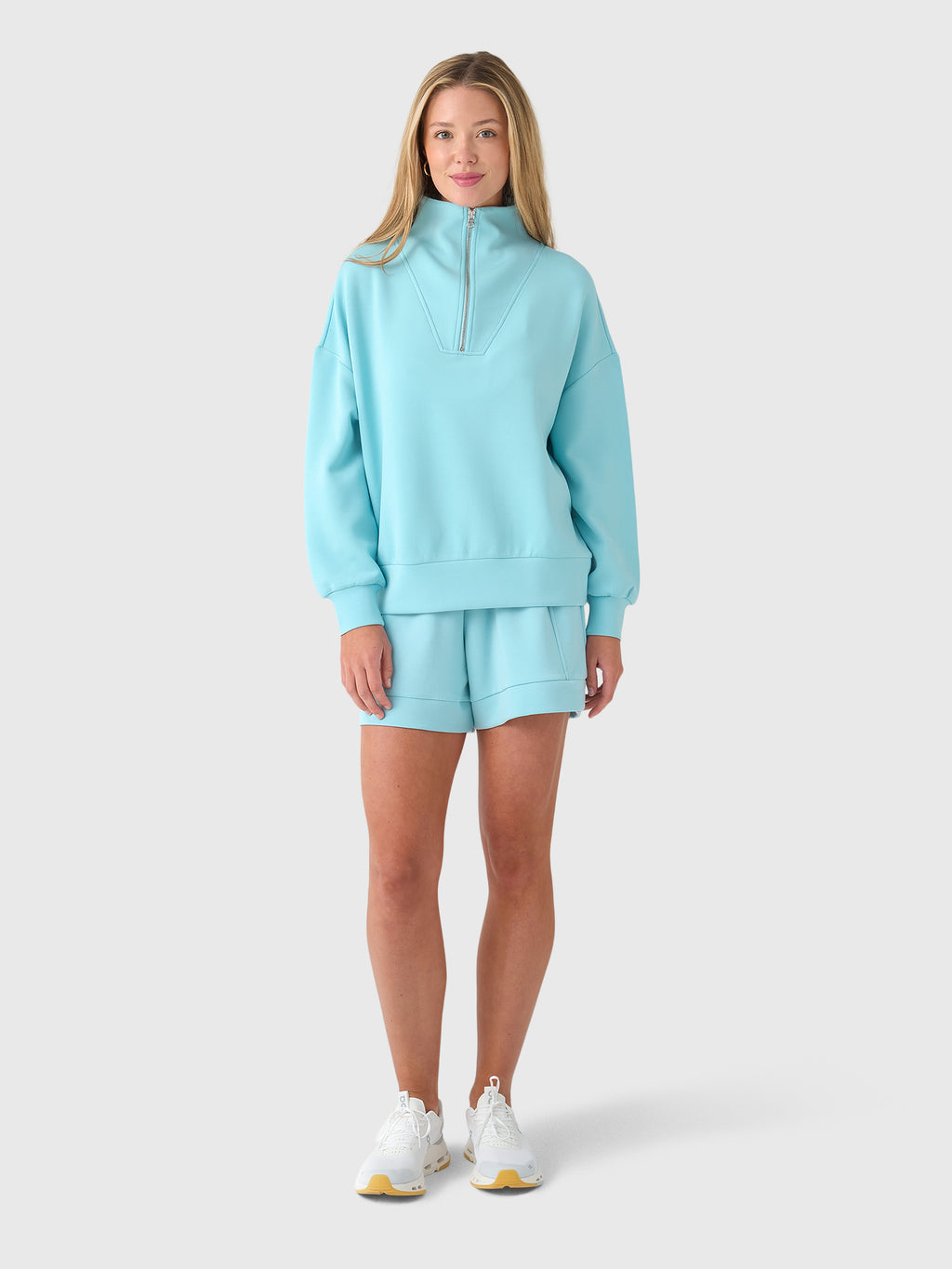 Varley Women's Hawley Half-Zip Sweatshirt - Saint Bernard