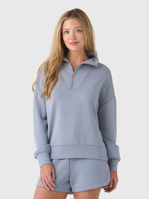 Varley Women's Hawley Half-Zip Sweatshirt - Saint Bernard