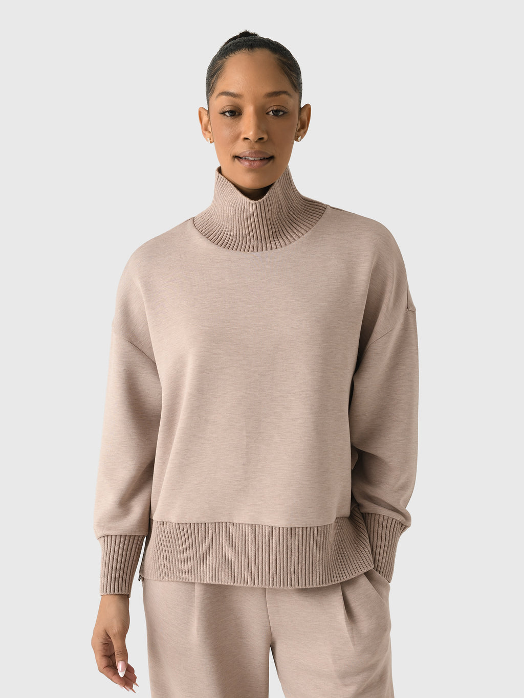 Varley Women's Barker High-Neck Sweater - Saint Bernard