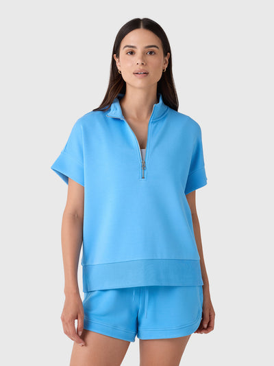 Varley Women's Ritchie Short Sleeve Sweatshirt - Saint Bernard