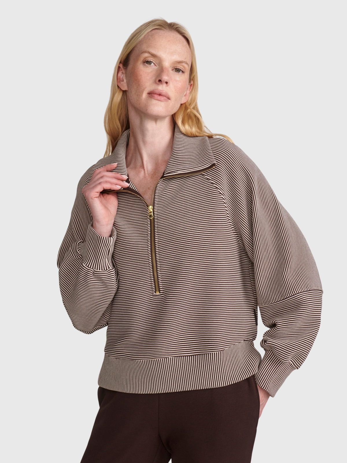 Varley Women's Milano Half-Zip Sweater 2.0 - Saint Bernard