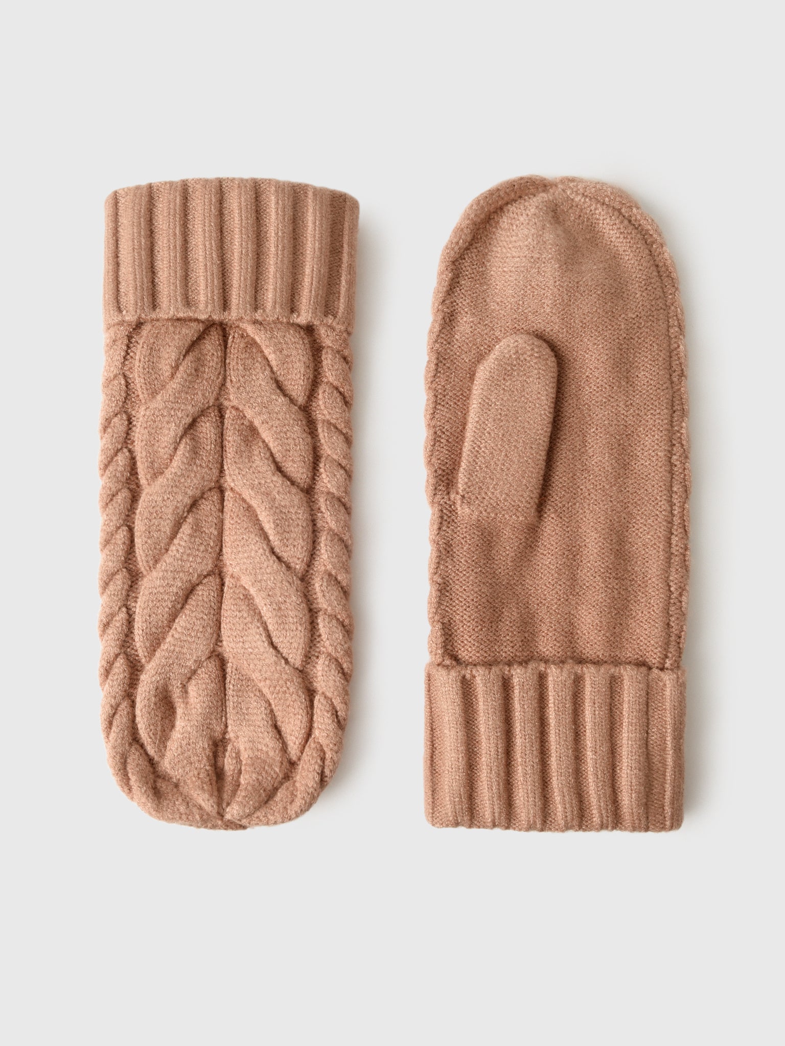 Varley Women's Charlene Cable Knit Mittens - Saint Bernard