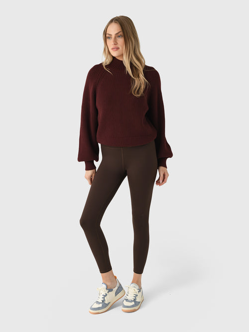 Varley Women's Martina High Neck Rib Knit Sweater