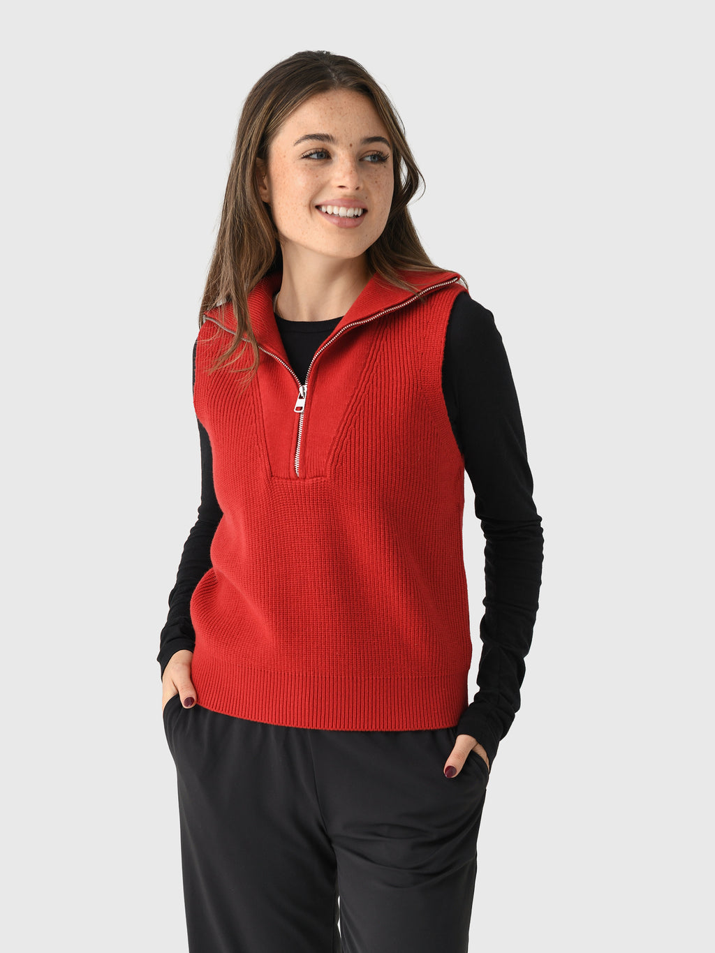 Varley Women's Amina Knit Half-Zip - Saint Bernard