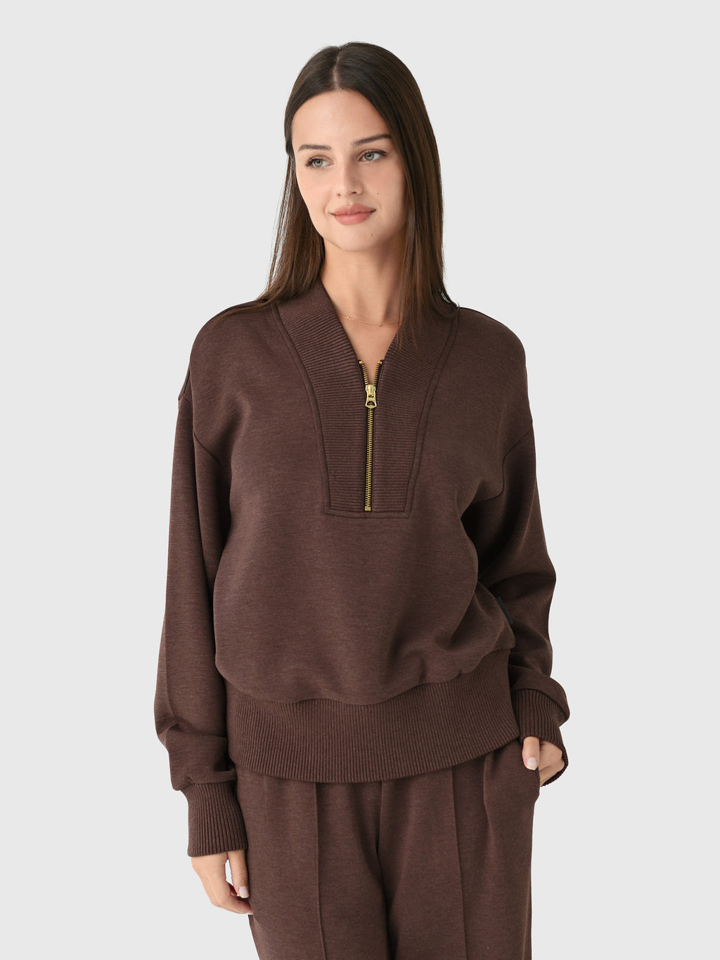 Varley Women's Sally Half-Zip Sweatshirt - Saint Bernard