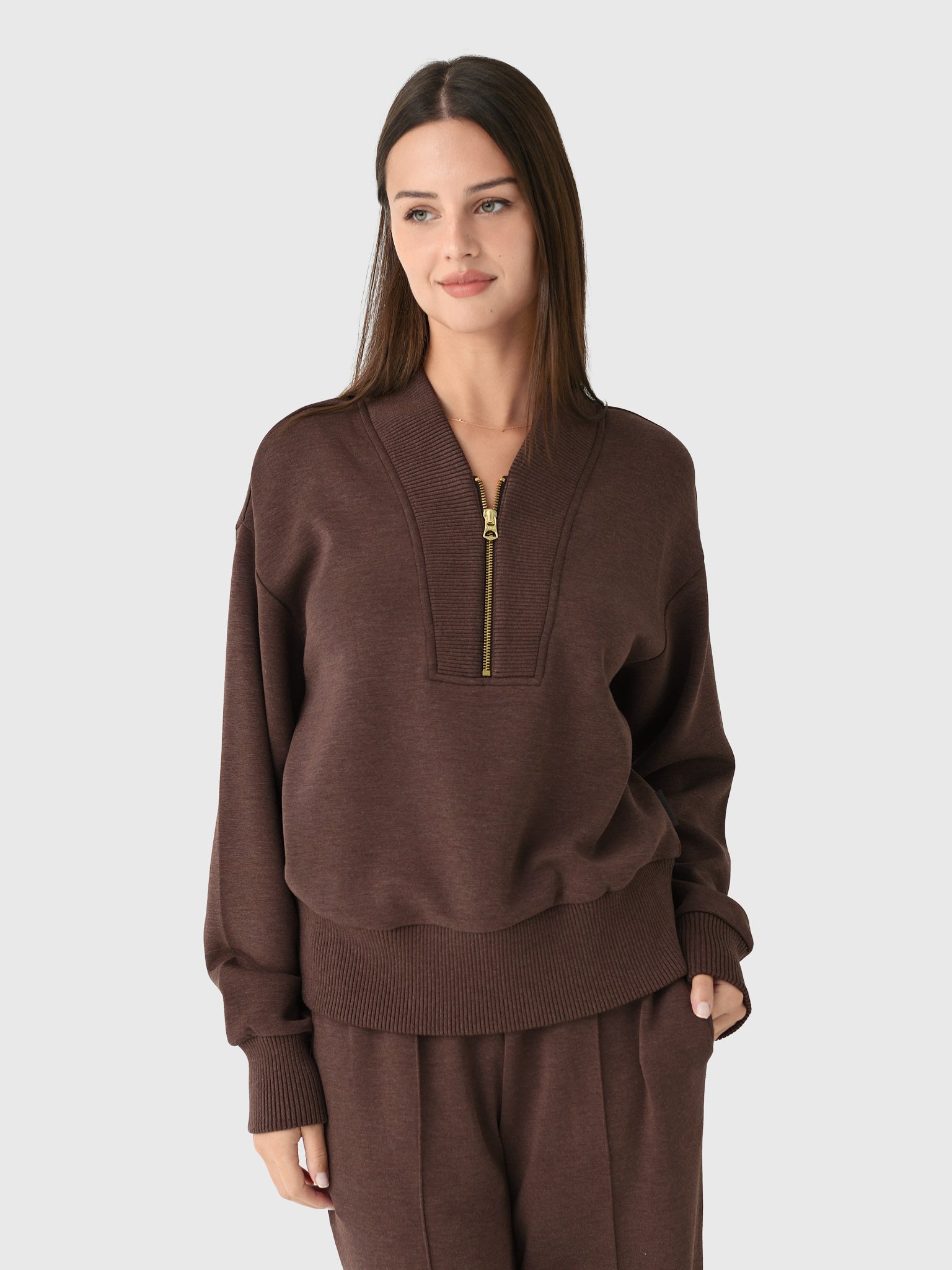 Varley Women's Sally Half-Zip Sweatshirt - Saint Bernard