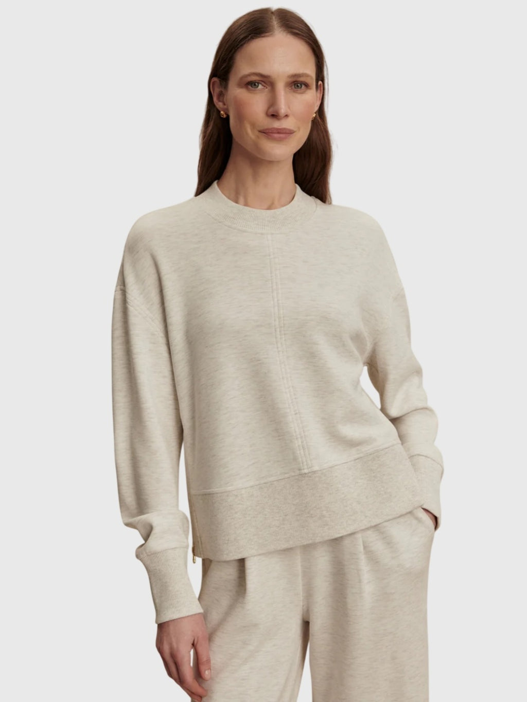 Varley Women's Philippe Crop Sweatshirt - Saint Bernard