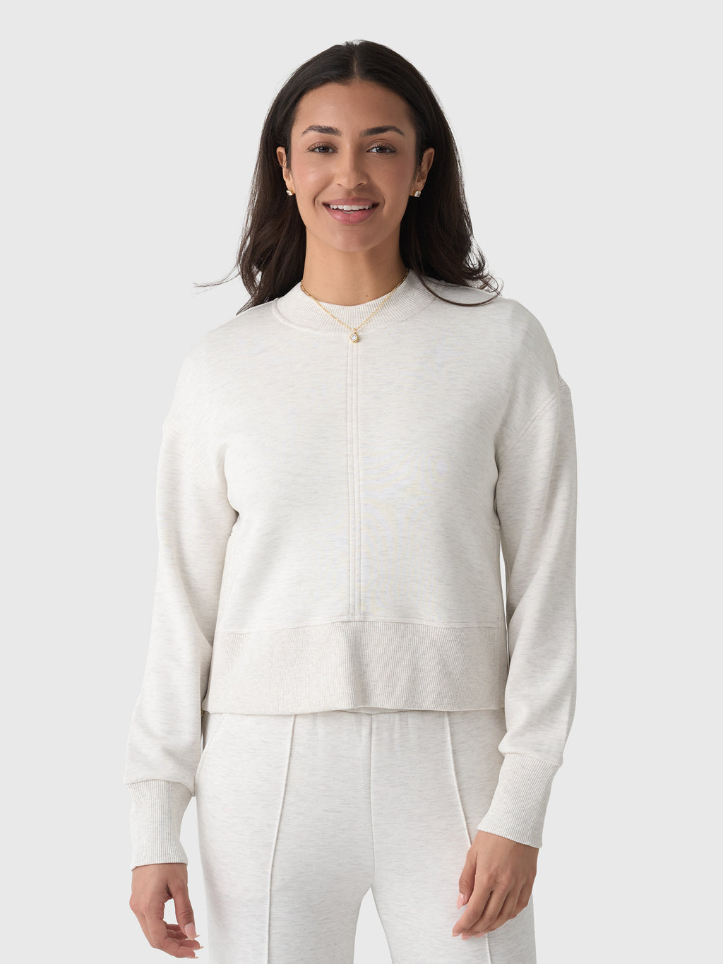 Varley Women's Philippe Crop Sweatshirt - Saint Bernard